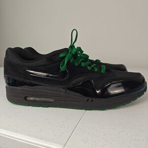 Size 15 Nike Air Max 1 Air Attack Pack Black Pine Green 308866-006 Rare 2010